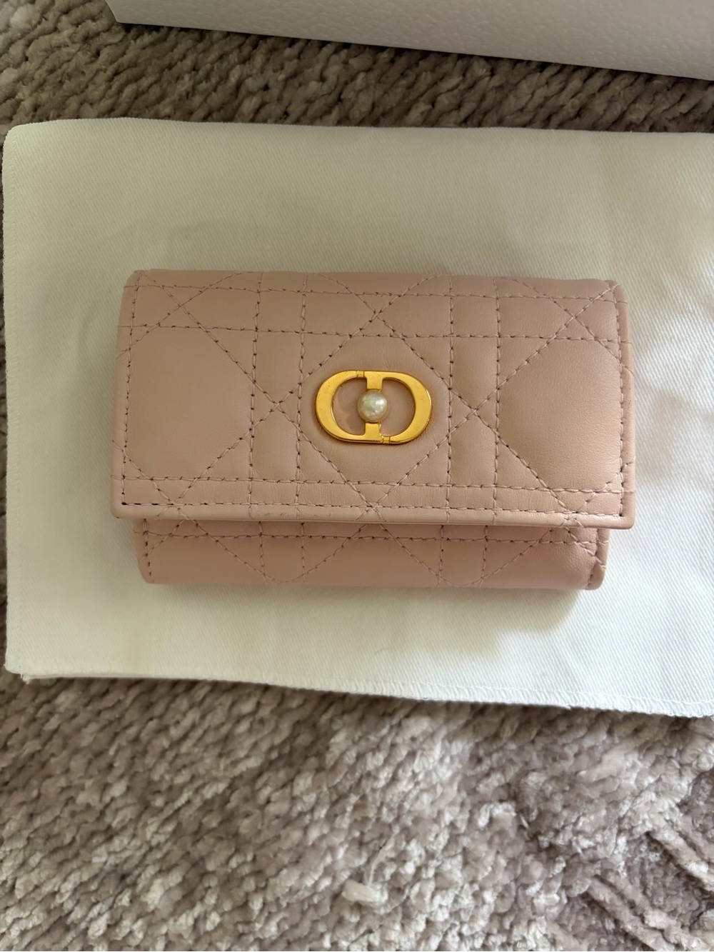 Christian Dior Jolie Glycine Wallet Powder Pink